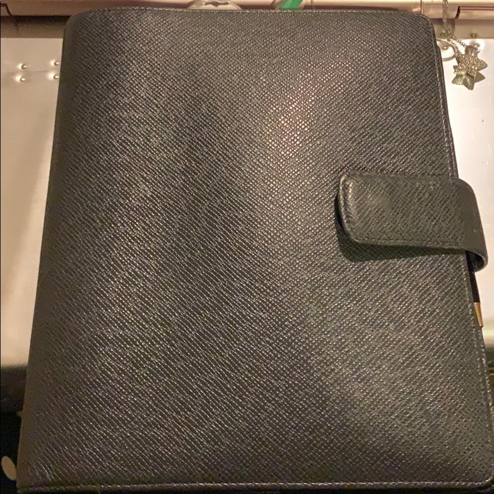 Louis Vuitton epi leather GM agenda book